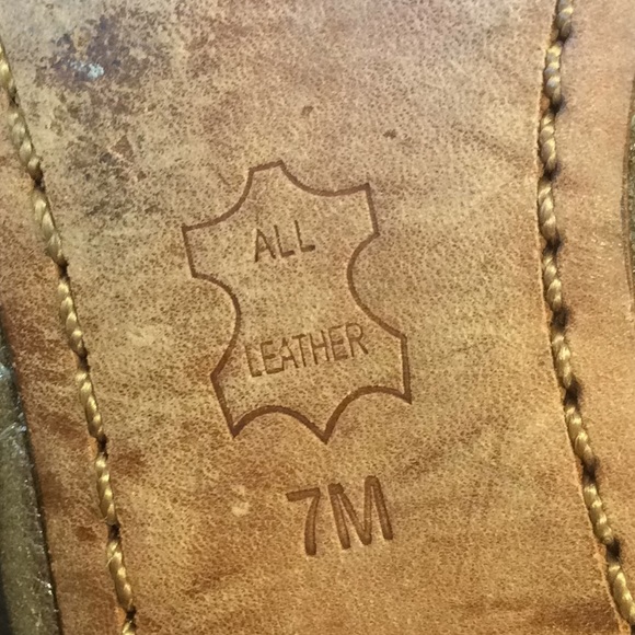 Tory Burch Kaitlin Quilted Metallic Ballet Flats Shoes Tan Gold - Size 7 - Picture 11 of 16